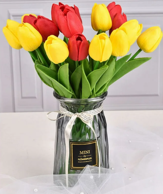 00412, Artificial Bunch of Tulips - 15.5" ( 39.5cm)