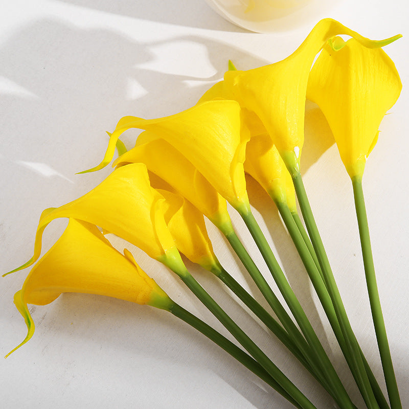01182, Baoyan Artificial 10Pc Calla Lilies - Flowers