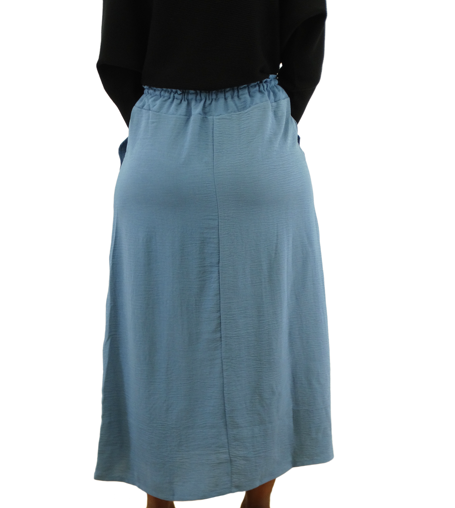 30172, Runway Ready - Women's Elastic Waist Drawstring Skirt (S-XL)