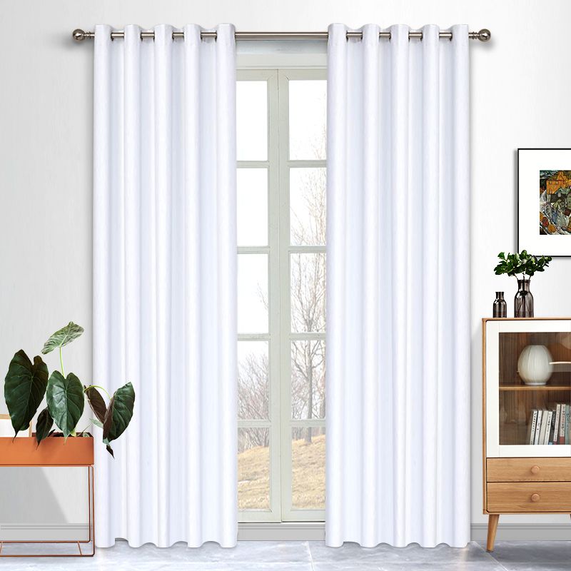 32277, Madison East - Bambi Blackout Curtain Panel 52X84 White