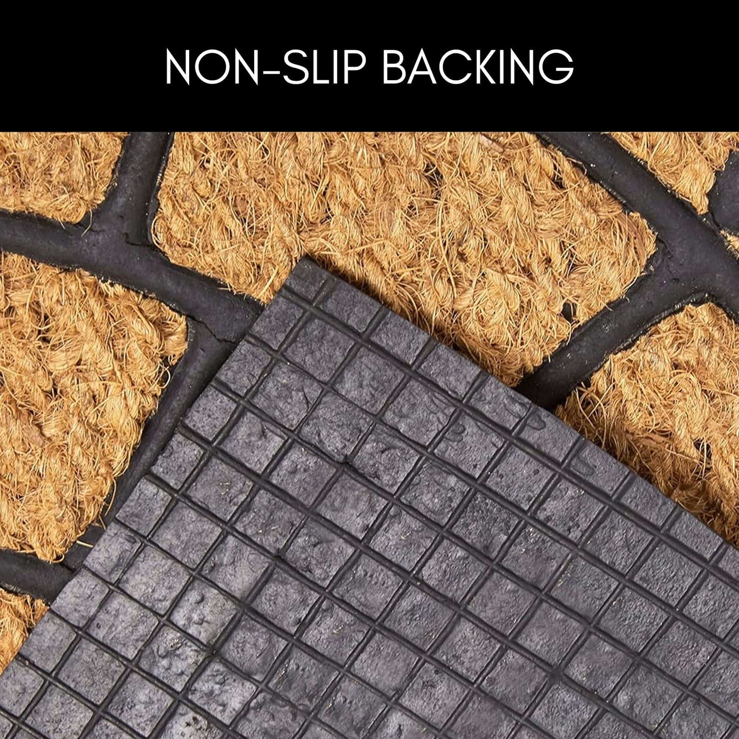 33175, Sedona Home - Panma Rubber/Choir Half Circle Door Mat