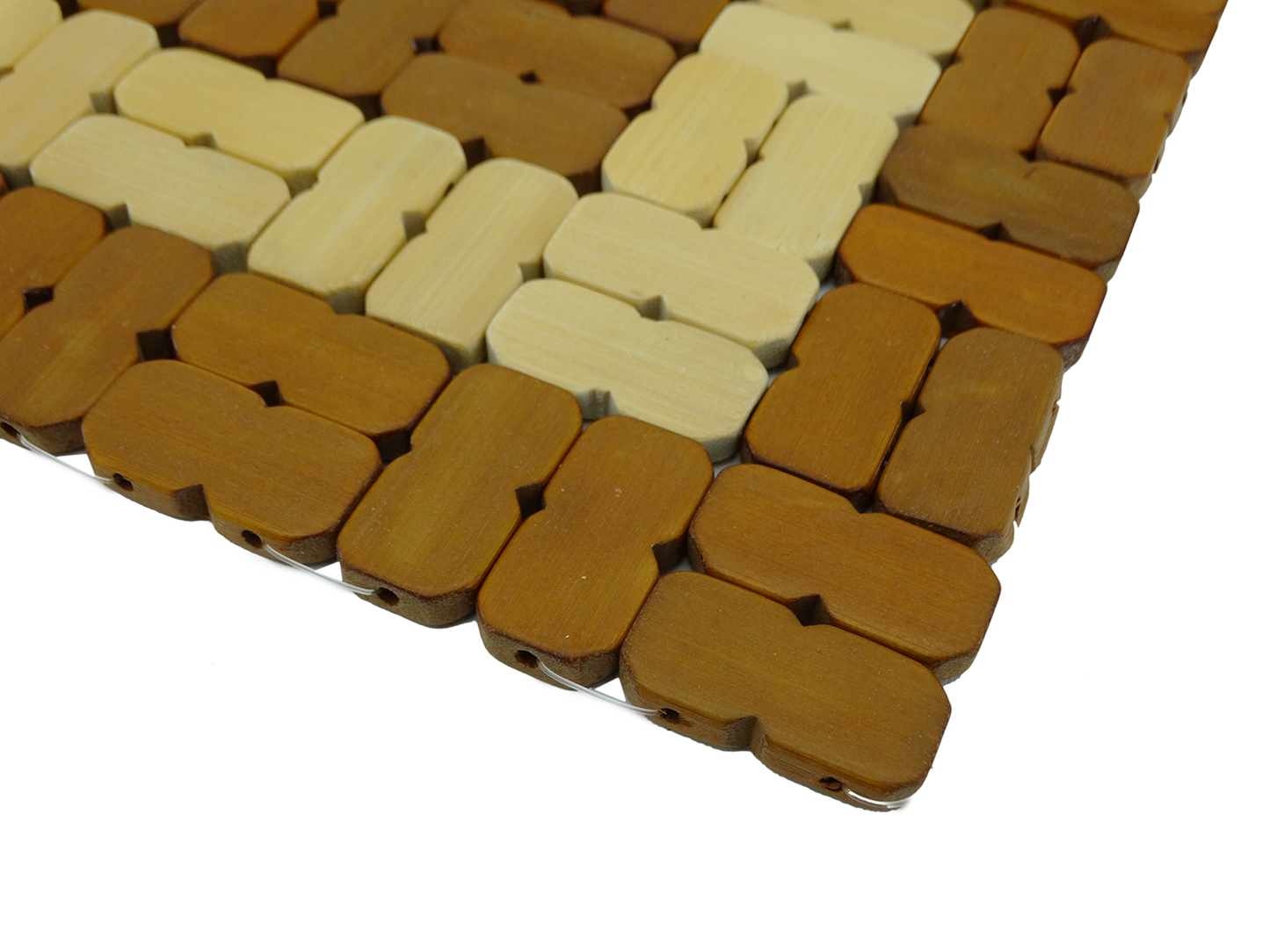 357172, 2-Tone Bamboo Placemat 14" x 10.25"