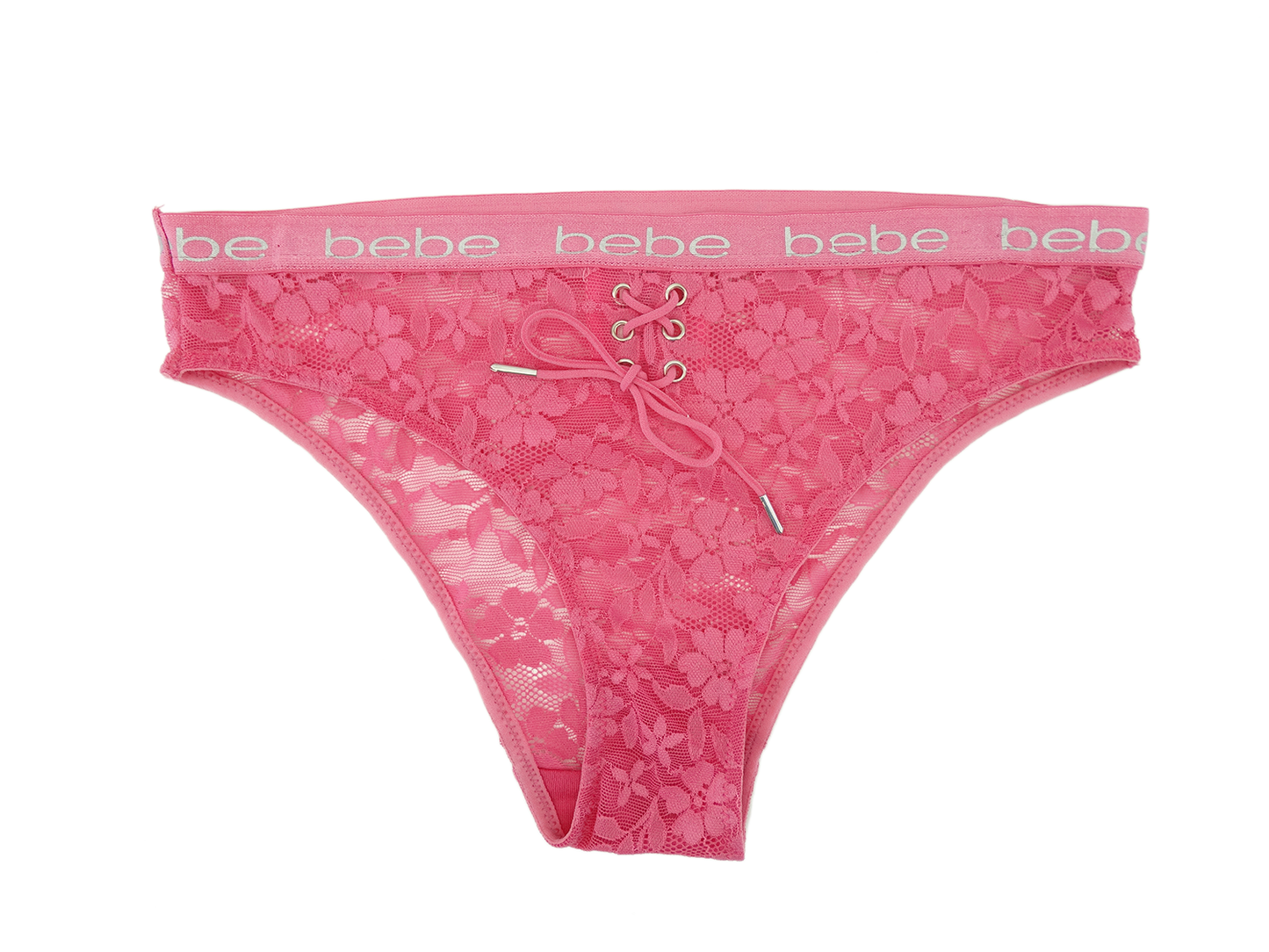 3PKTG580, BEBE, 3pk Lace Panties Sangria