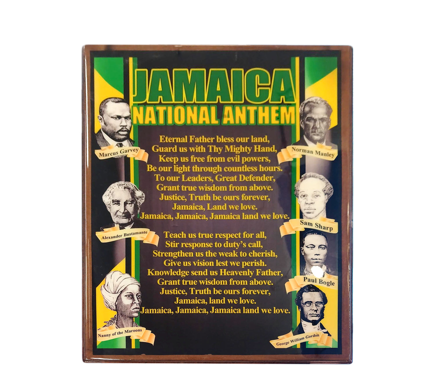 5247-157, Large Jamaica Plaque – Maxie Department Store