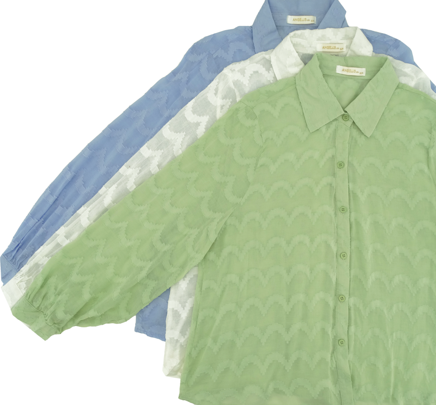 AU236558, Angelus Ladies L/Sleeve Shirt Top S-XL