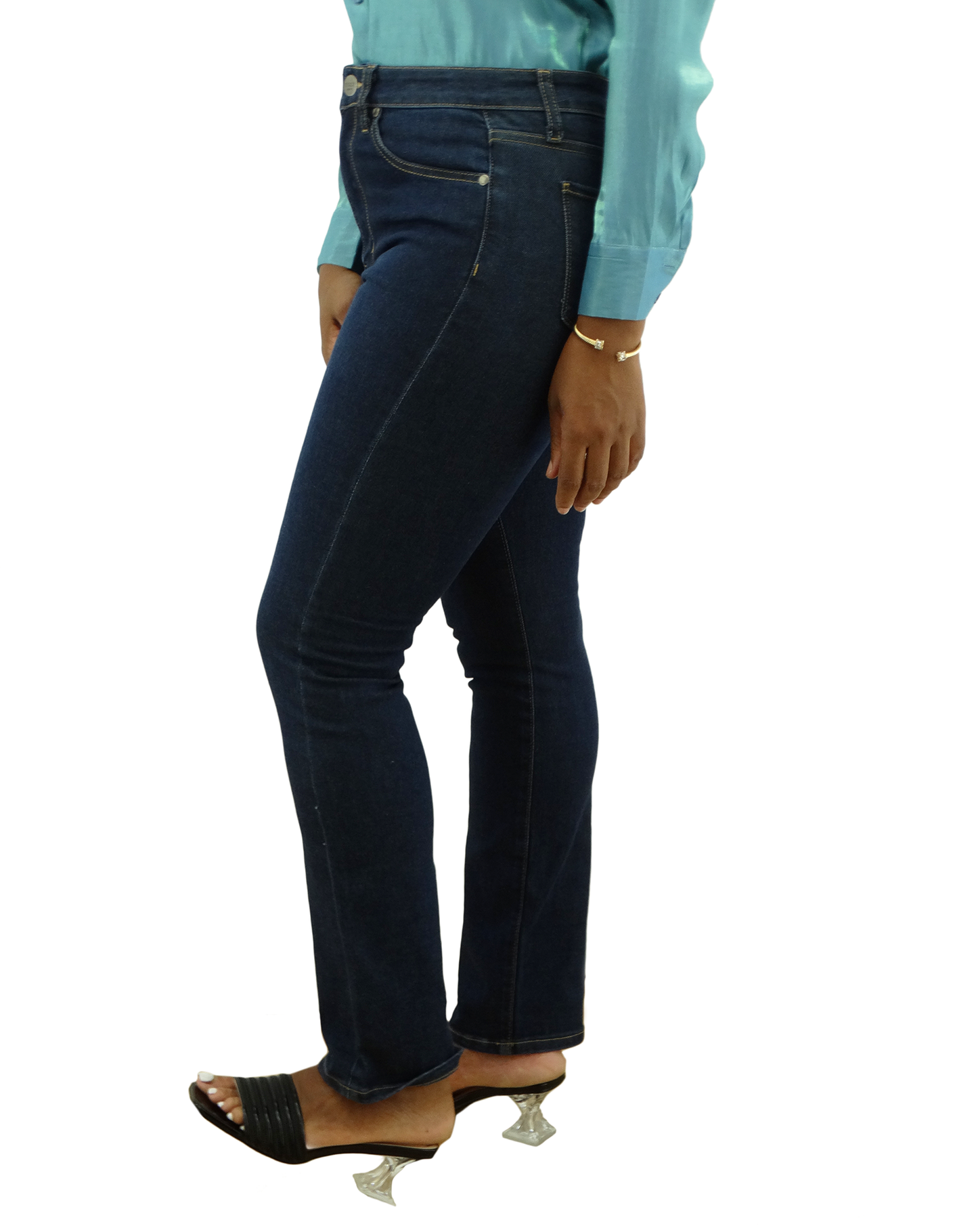 BJ5480STL, Cozzi, Women's Straight Leg Jeans Pants- 5/6-15/16