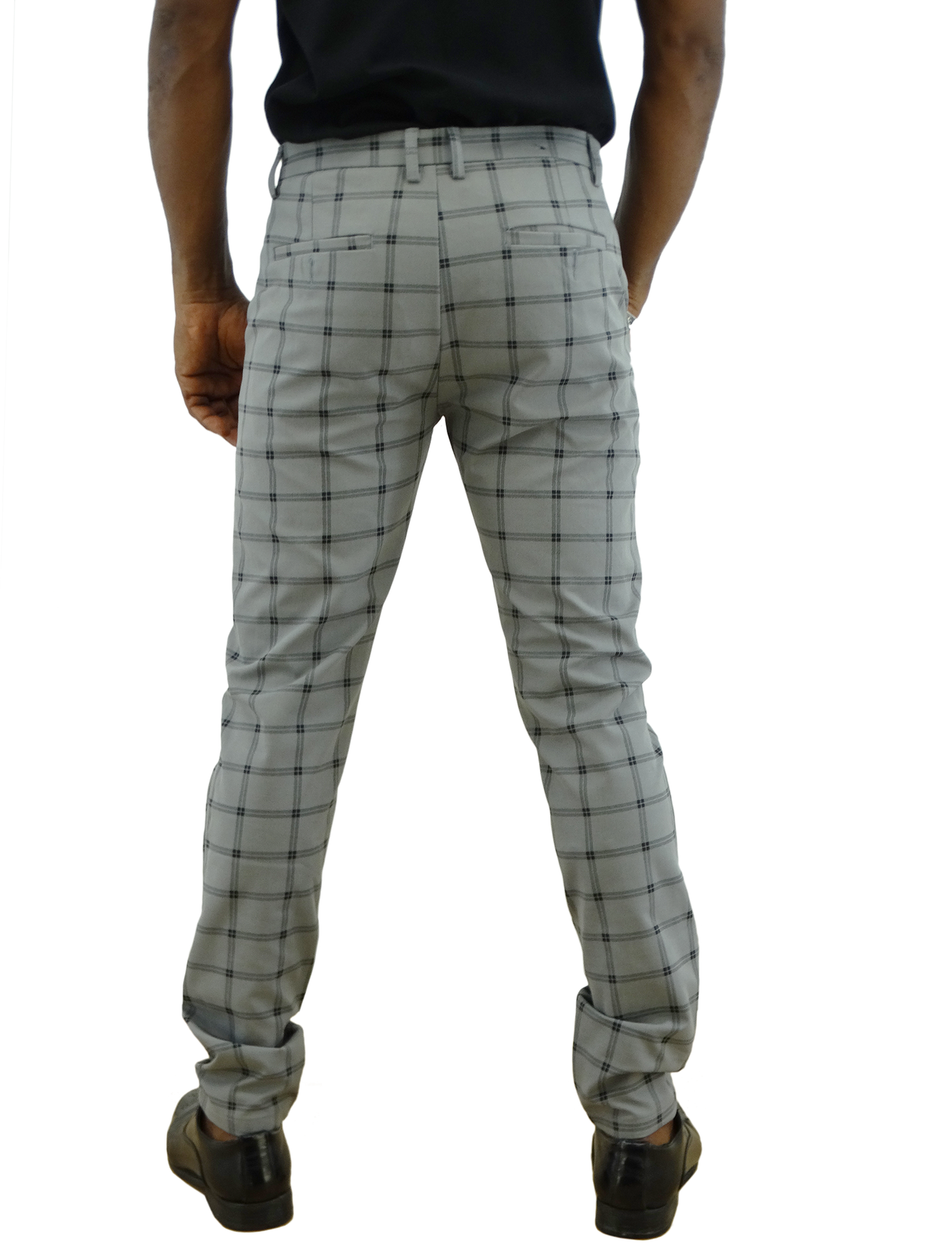 CM3994, Men's British Premium Plaid Dress Pants (30-42)