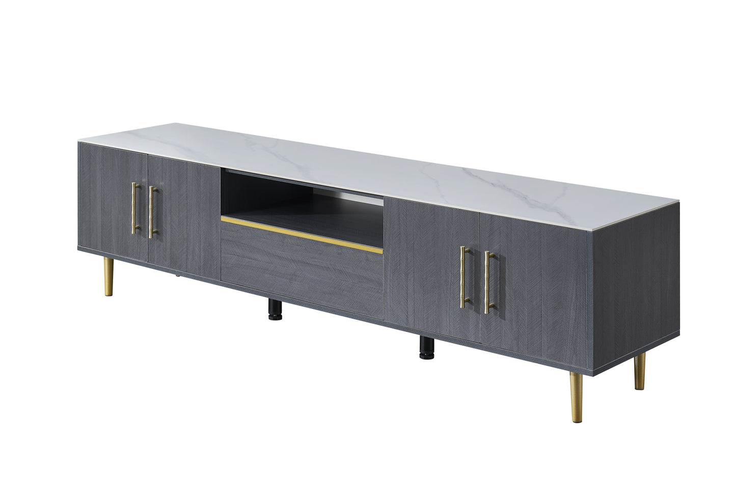 DZ27CTV, TW Cabinet W Marble Top Blue + Snow Mountain White (1800x398x496)