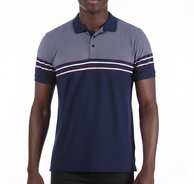 JO39466, Banana Blue Men's S/S Polo Shirts S-XL