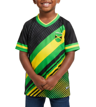 RWLJS02K, Kids Dry-fit V-Neck Jersey T-Shirt