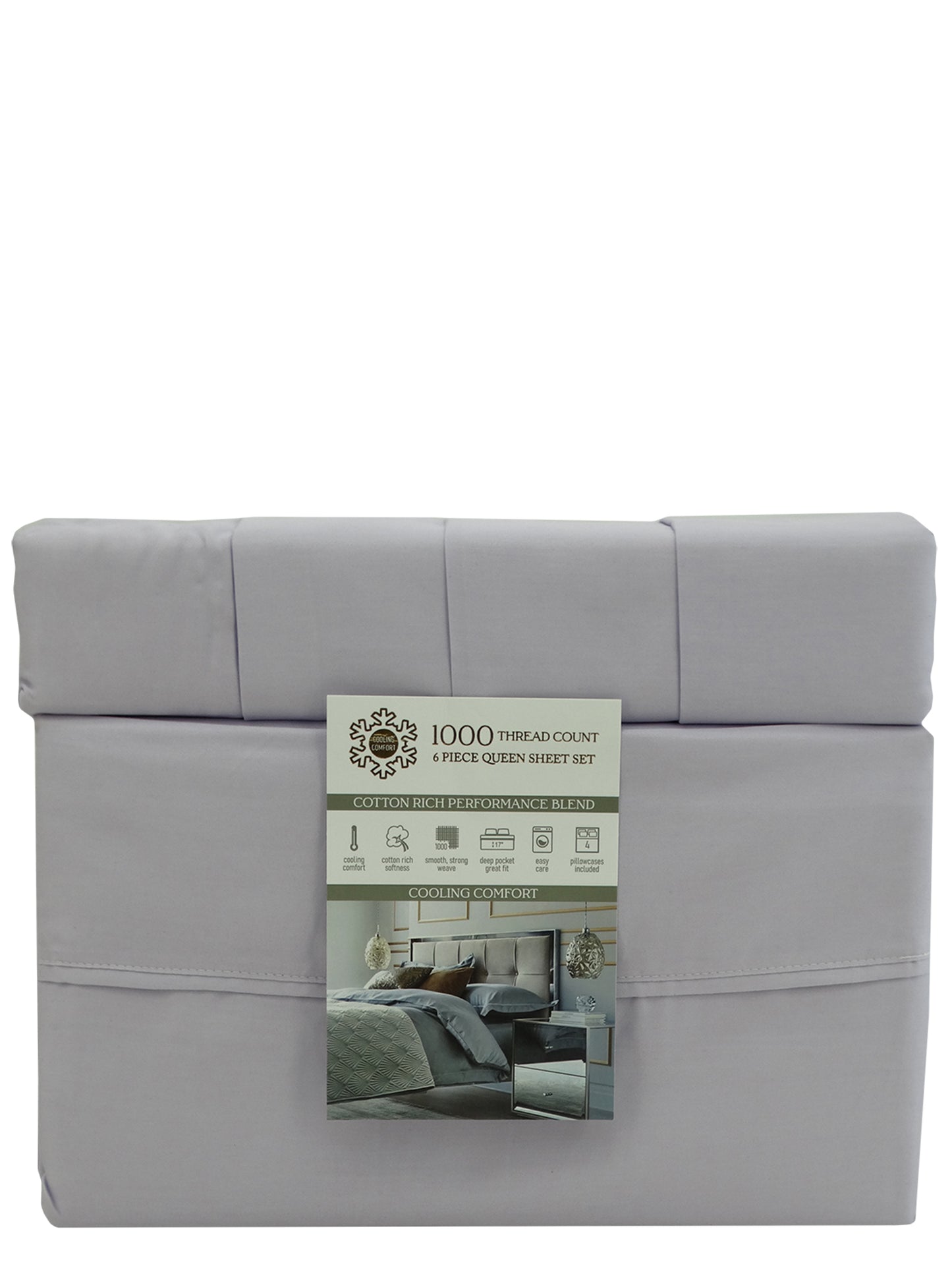 SOQSET10006P, 6pc Queen Sheet Set