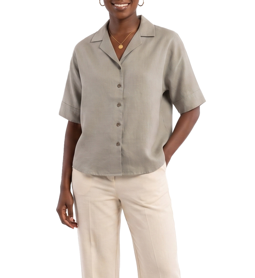 TM9432, Just Blu Women Short Sleeve Shirt