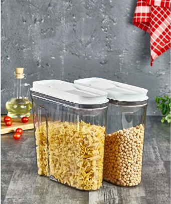 VP301, VIP Ahmet - 2Pc Acrylic Storage Containers (2x3.2L)