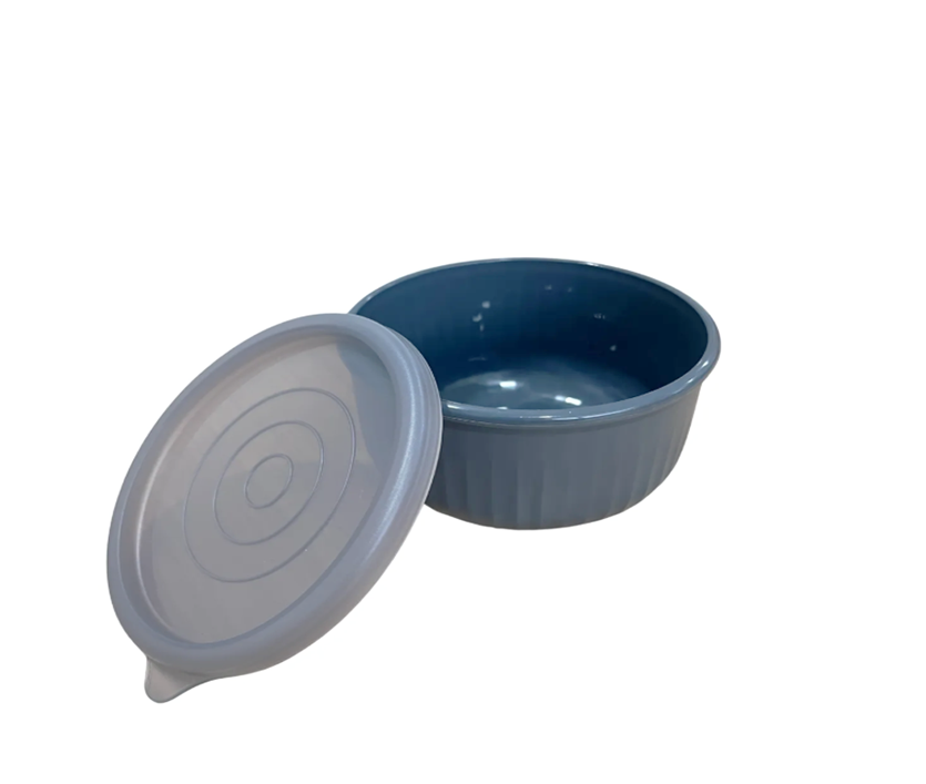 VPS006, VIP Ahmet - Round Vacuum Storage Container w/Lid (1L)