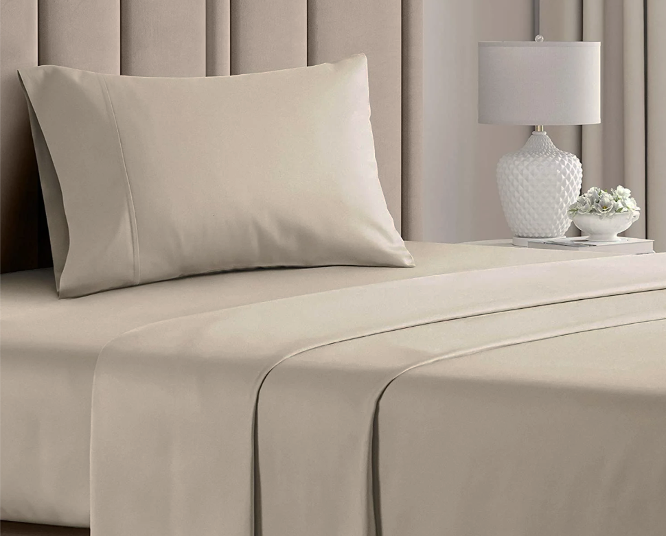 ESQ45969, Cooling Essentials, 4Pc Solid Sheet Set (Queen) Linen