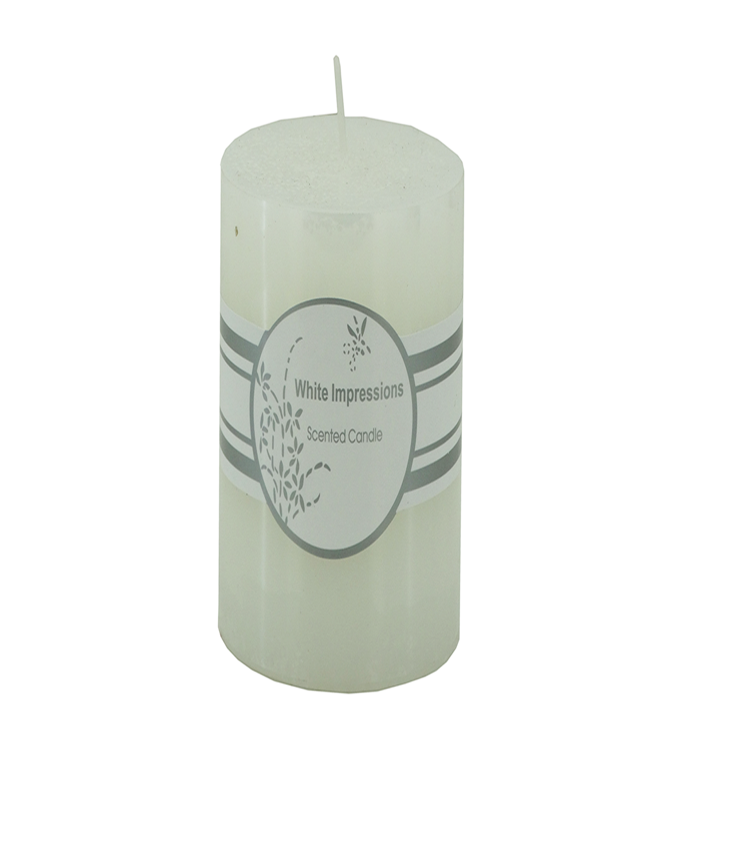 JS36R, White Impressions - 6" Scented Candle