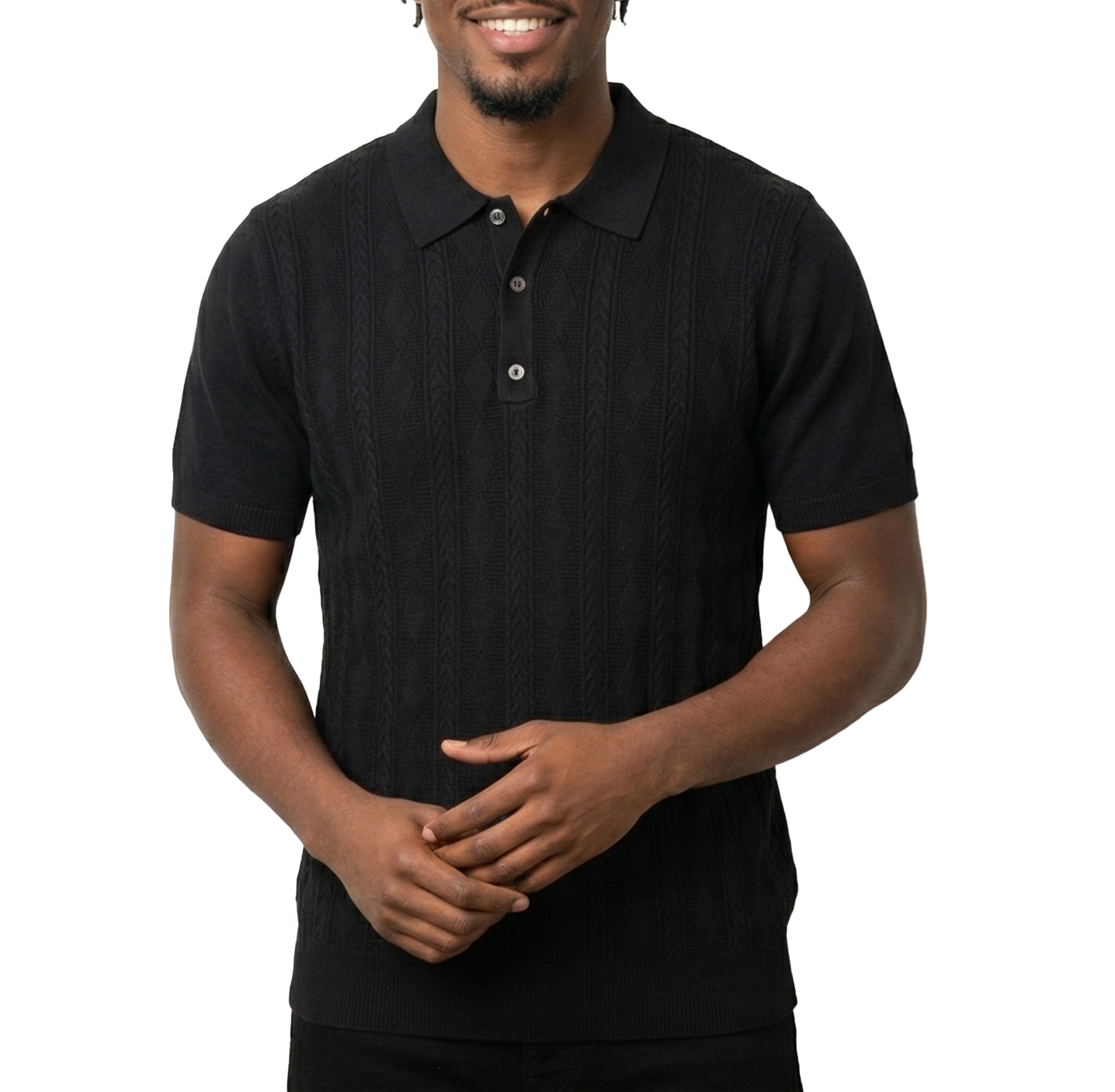 OS6408SIMKD48, Off Shore S/S Men's Sweater Polo - (S-XL)