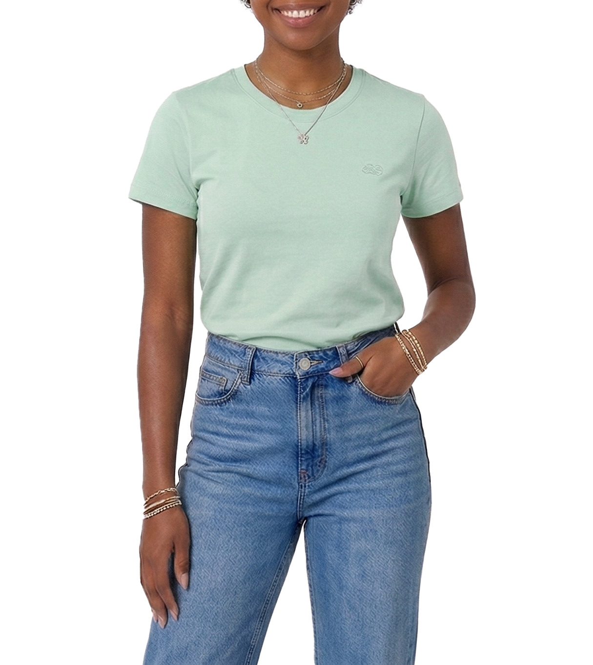 OSL6371, Off Shore - Ladies Crew Neck S/S Top
