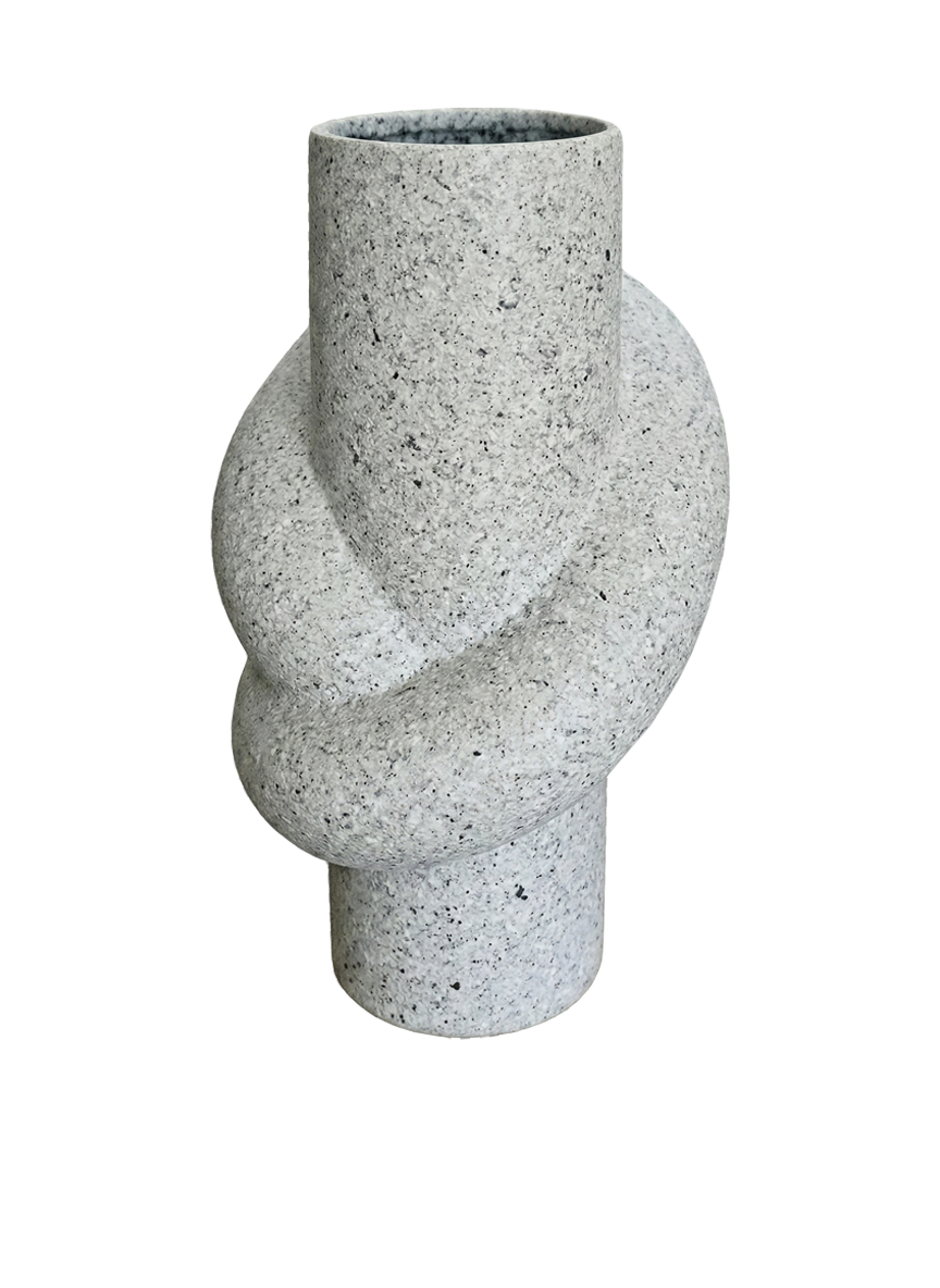 SW855L, Ceramic Node Vase - 11"