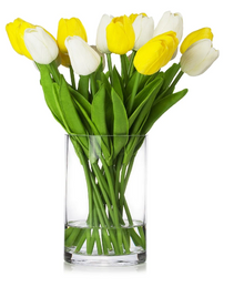 01181, Baoyan Artificial 10pc Tulip Flowers