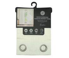 102251, Urban Interior - Sardinia Curtain Panel Jaquard 52X84 Ivory