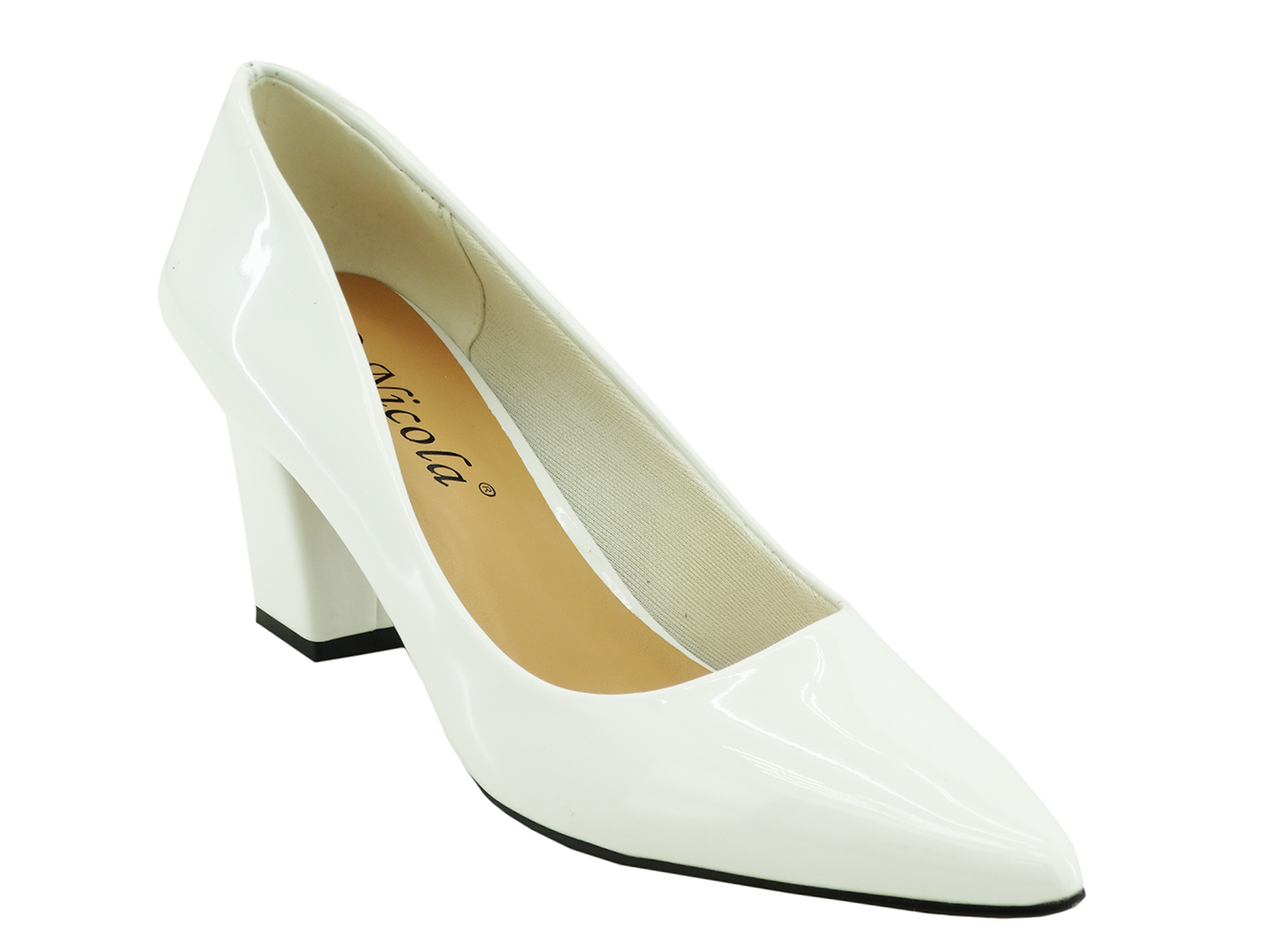 15703303, Nicola - Women's Pumps Shoes - White (6-11)