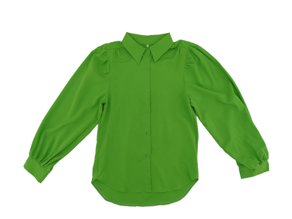 180566, Da Moda - Women's L/S Blouse (S-XL)