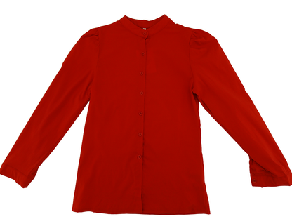 180620, Da Moda - Women's L/S Button-up Shirt (S-XL)