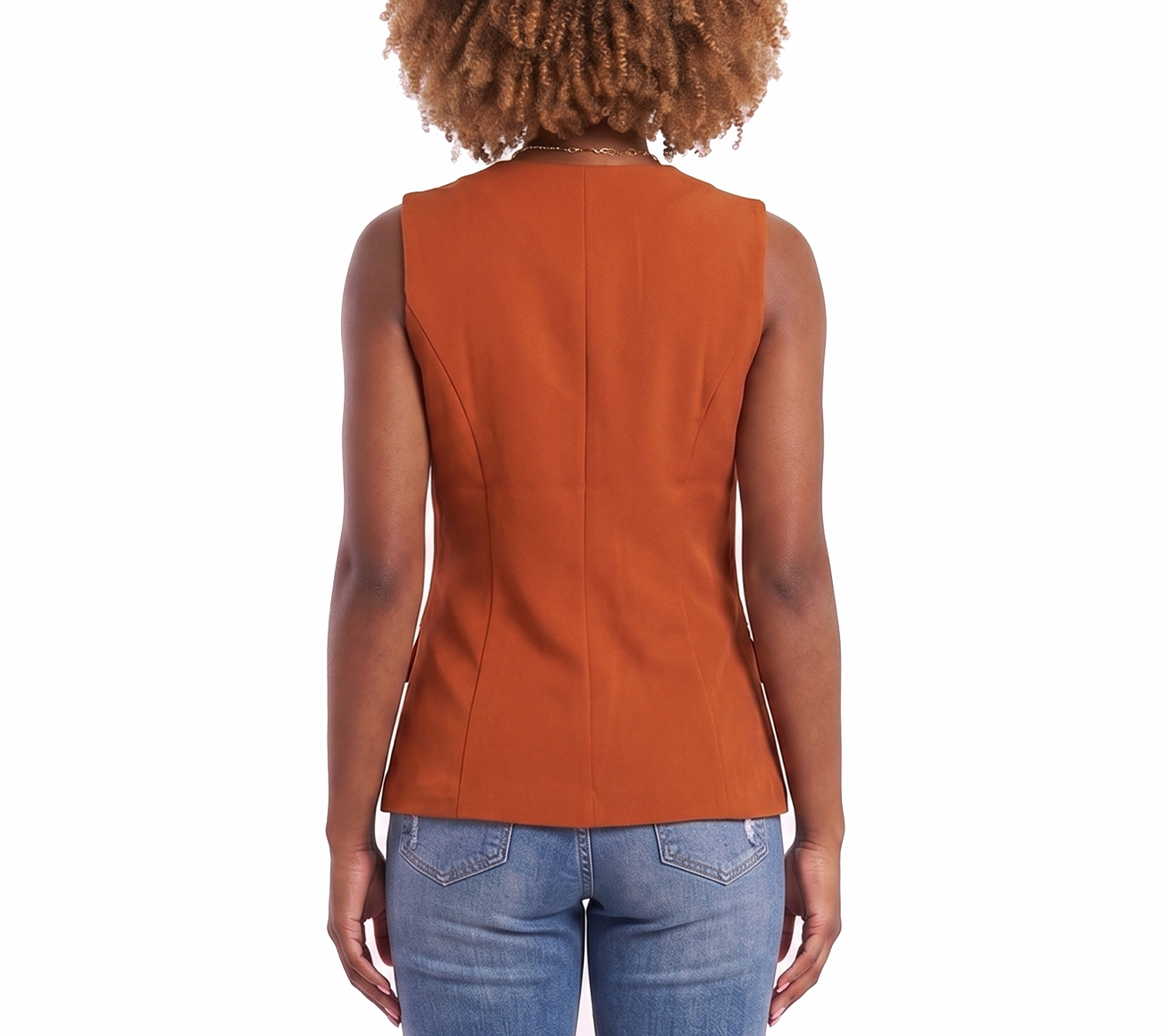 181418A, DA Moda Women's Square-neck Vest