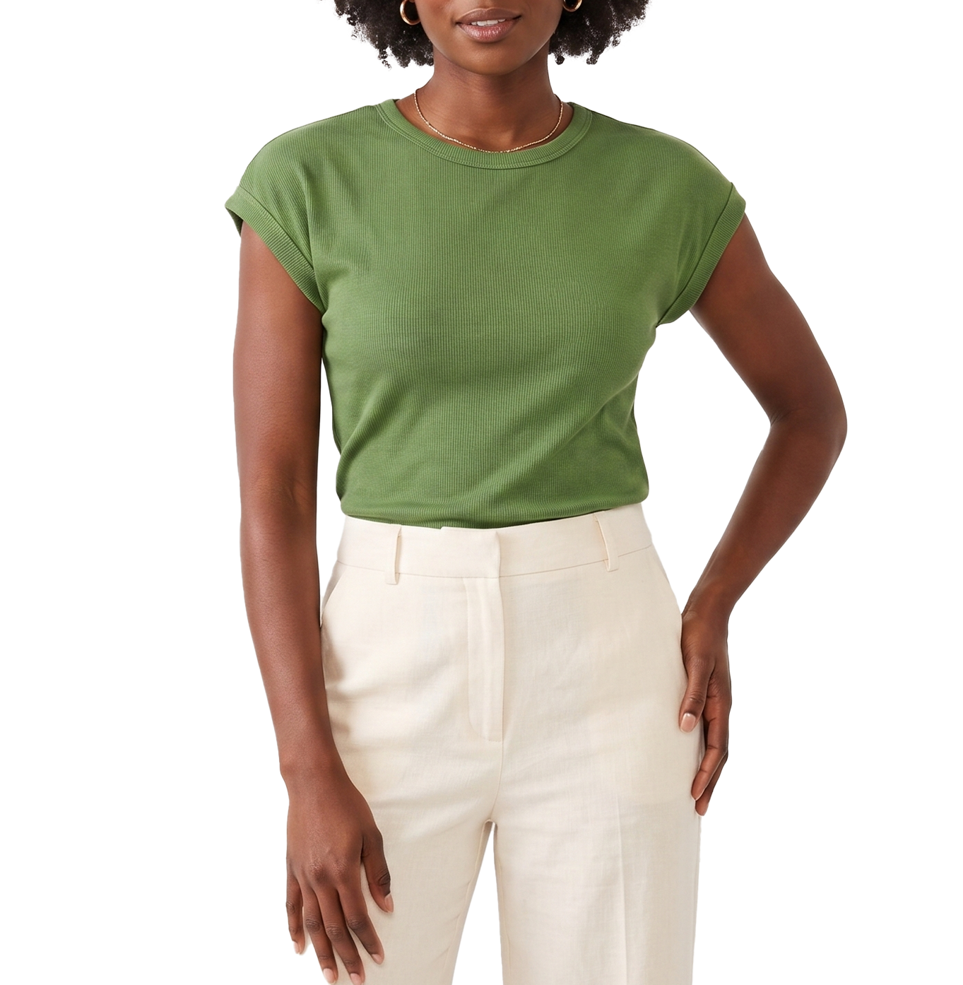 181491, Da Moda - Women's Cap Sleeve Top