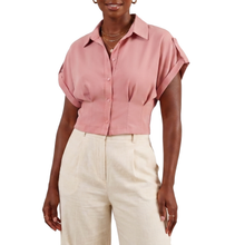 181668, Da Moda - Women's Capped Sleeve Blouse