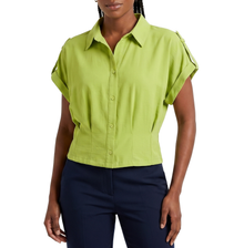 181668, Da Moda - Women's Capped Sleeve Blouse