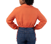 181784, Da Moda - Women's L/S Crop Top Blouse