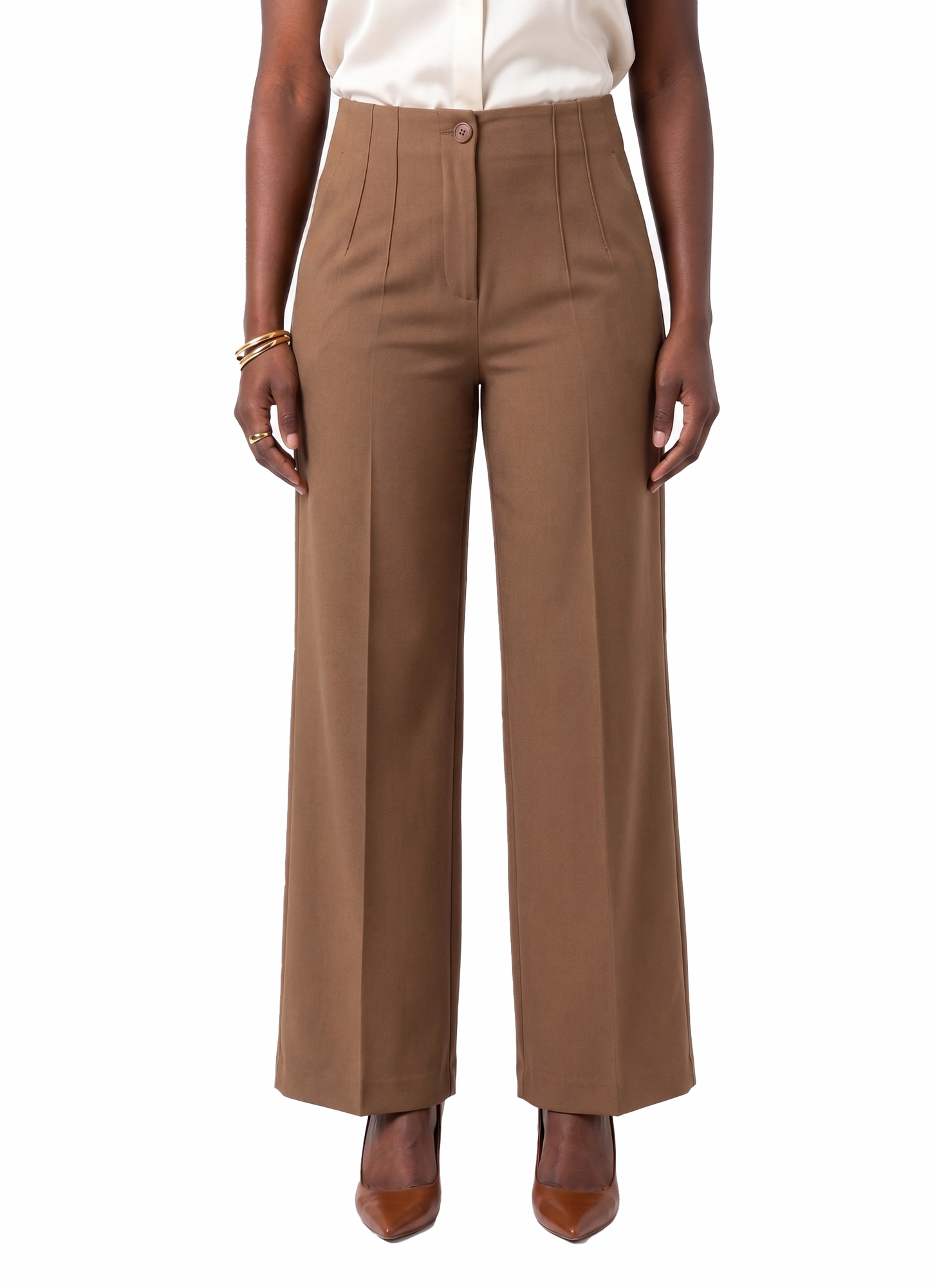181861, Da Moda - Women's Wide-Leg Formal Pants 5/6-13/14