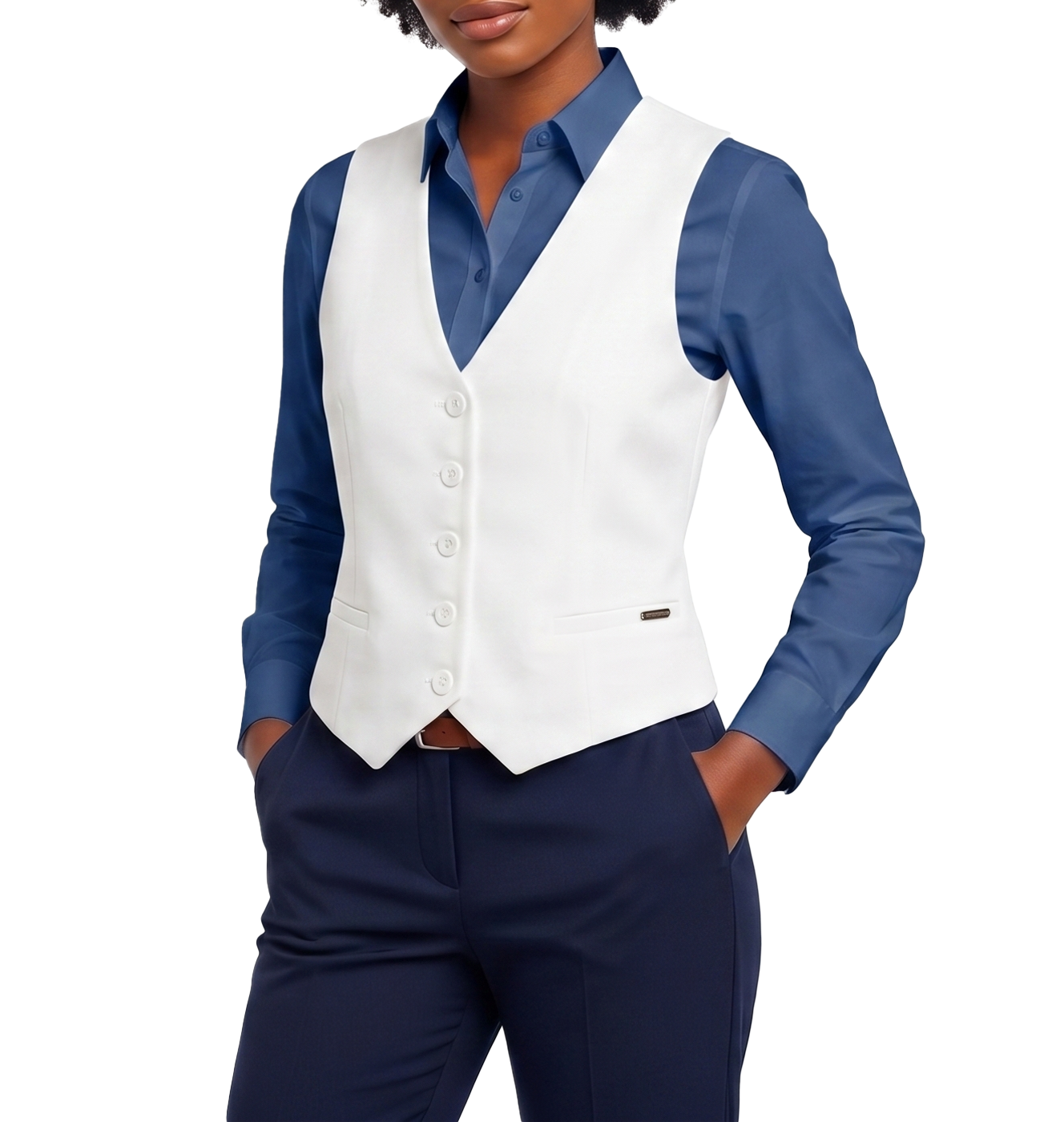 181867, Da Moda Ladies Vest S-XL