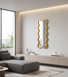 1905, Wavy Wall Mirror - 49cm x 119cm