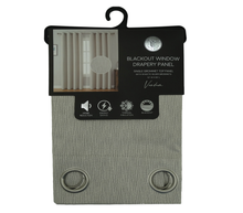 21547, Urban Interior - Vandam Window Curtain Panel 52X84 Taupe