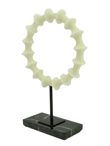 22383, 13" Resin Ring Sculpture