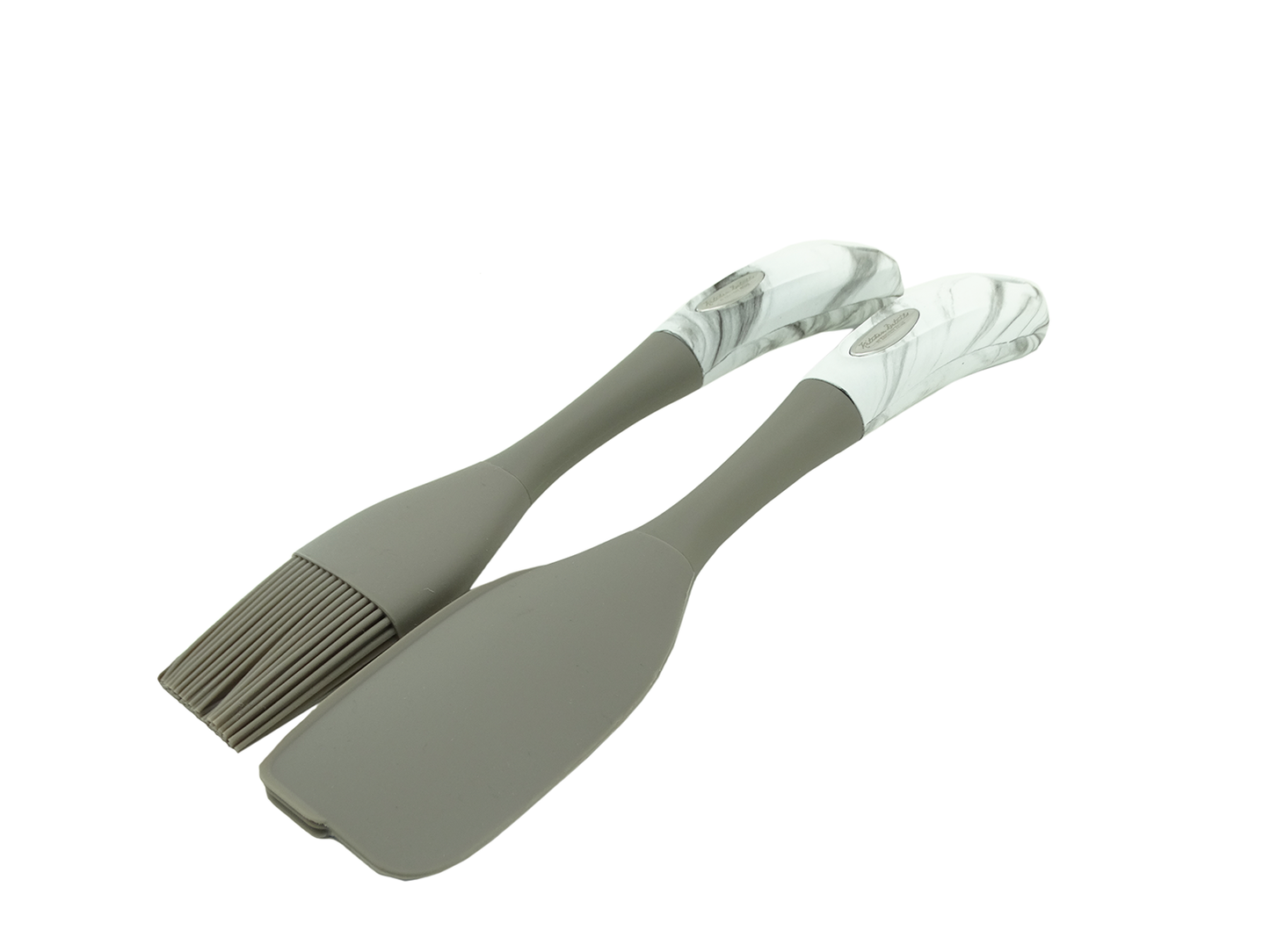 2302666, Kitchen Details - 2Pc Silicone Spatula & Brush Set