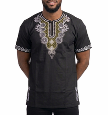 2329-AFRICAN, African Print Dashiki Shirts for Men (M-2XL)