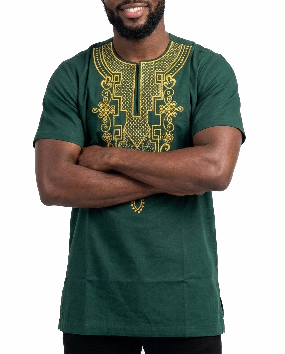 2329-AFRICAN, African Print Dashiki Shirts for Men (M-2XL)