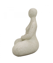 233255, Resin Yoga Lady Sculpture