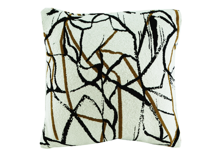 246127612, Printed Fabric Cushion (Throw Pillow)