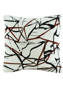 246127612, Printed Fabric Cushion (Throw Pillow)