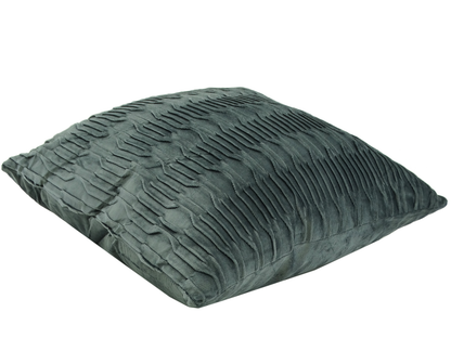 24612768, Pleated Velvet Cushion (Throw Pillow)