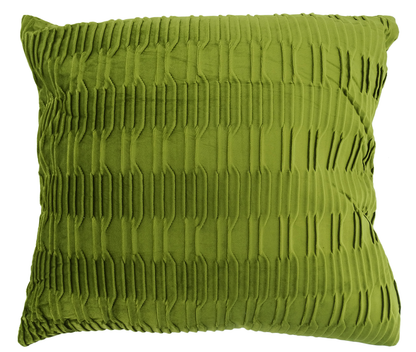 24612768, Pleated Velvet Cushion (Throw Pillow)