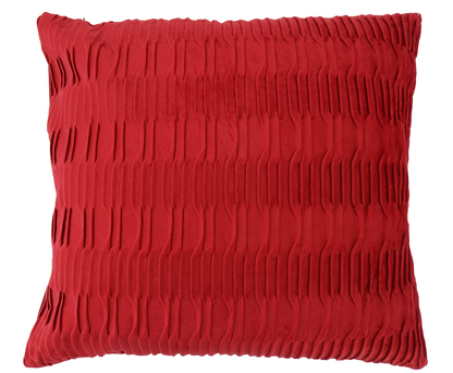 24612768, Pleated Velvet Cushion (Throw Pillow)