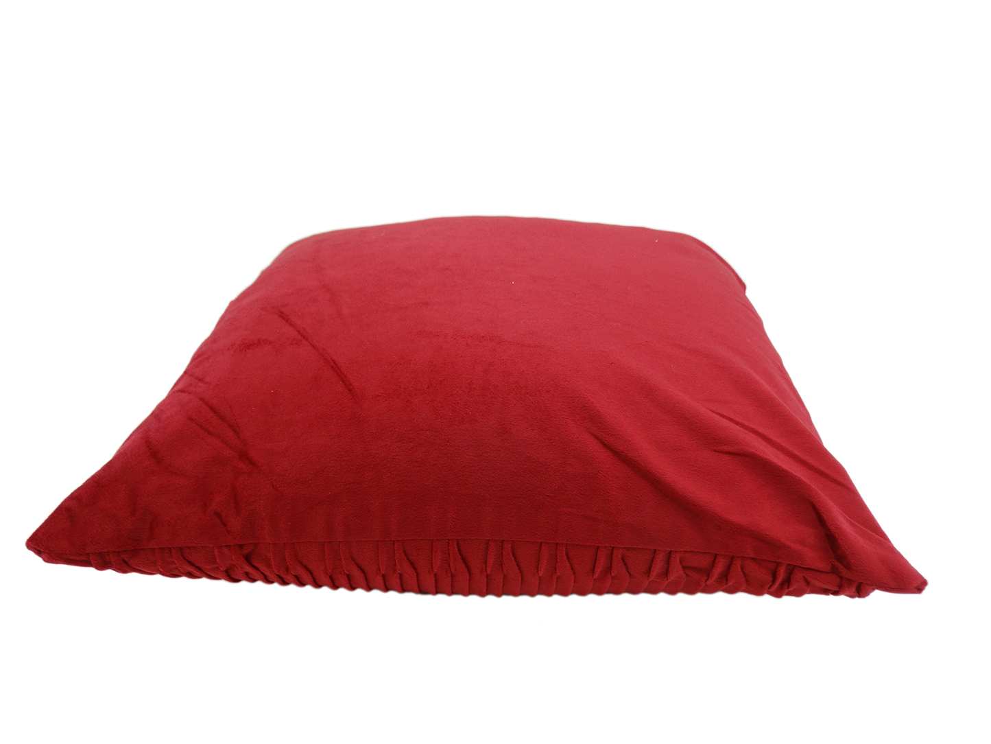 24612768, Pleated Velvet Cushion (Throw Pillow)