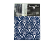 26412, Kazba - Regent Shower Curtain Navy