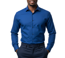 265-1251, Bellinne, Men's L/S Slim Fit Stretch Shirt (S-XXL)